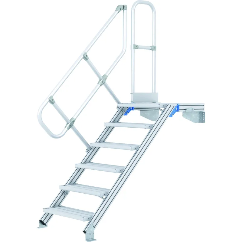 Zarges LM-Treppe mit Plattform 60° 17 Stufen, 600 mm breit, Höhe 4,25 m | 60 ° | 17 | 600 mm | 4250 mm | 1054900 Schneller Versand