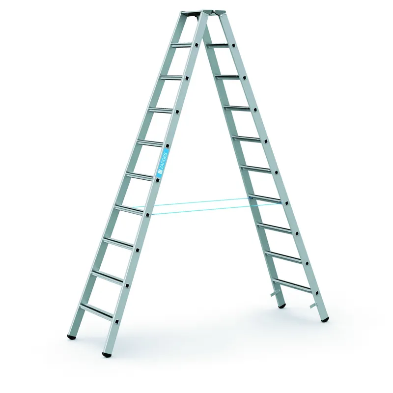 Preisreduziert Zarges Saferstep B - LM-Stufen-Stehleiter 2 x 10 Stufen | 2 x 10 | 1054656