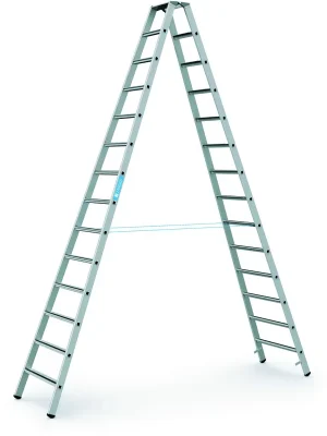 Ausverkauf Zarges Saferstep B - LM-Stufen-Stehleiter 2 x 14 Stufen | 2 x 14 | 1054653