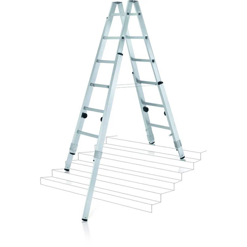 Bestpreis Zarges Varioflex B - LM-Stehleiter 2 x 6 Sprossen | 2 x 6 | 1054550