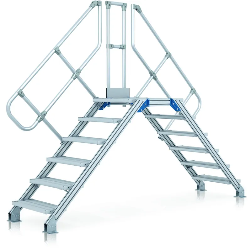 Rabatt Zarges LM-Überstieg 60° 9 Stufen, 800 mm breit, Höhe 2.130 mm | 60 ° | 9 | 800 mm | 1055135