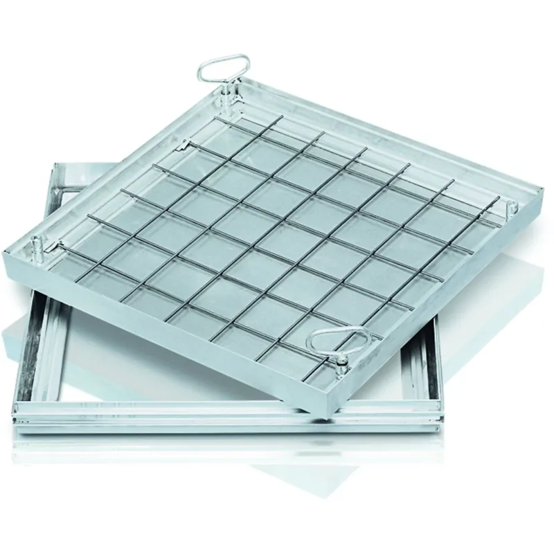 Markenware Zarges Schachtabdeckung Aluminium 450 x 450 mm | 590 x 590 mm | 450 x 450 mm | 1055307