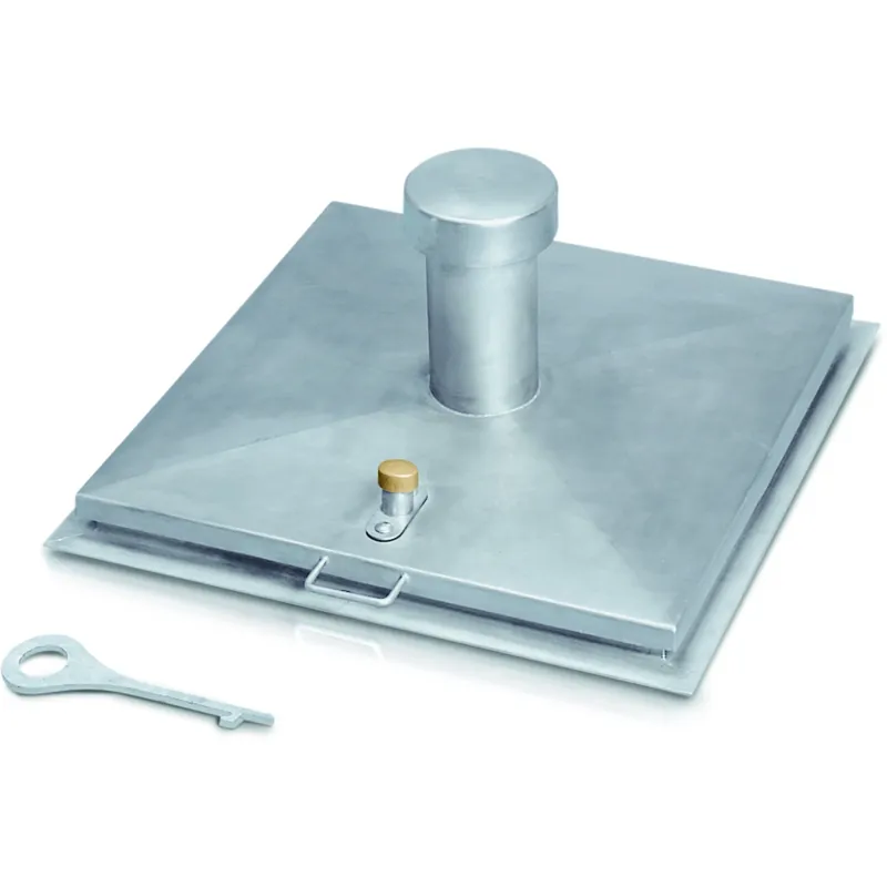 Top-Seller Zarges Brunnenabdeckung 625 x 625 mm | Edelstahl V2A (1.4301) | mit Isolierung | 625 x 625 mm | 1055311