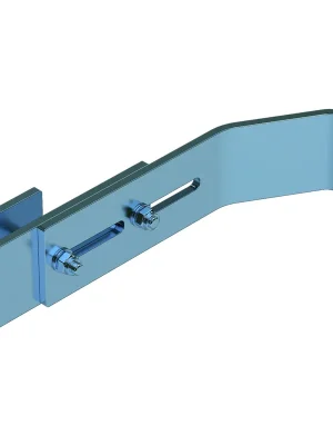 Zarges Wandhalter, verstellbar 200 - 250 mm für V4A | 1053914 Neu