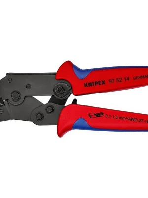 Sonderaktion Crimpzange kurze Bauform L.195mm 0.1-1.5 (AWG 27-16) mm² KNIPEX