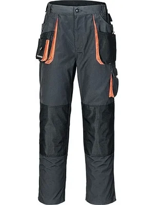 Heißes Angebot Terrax Herrenhose Gr.48 dunkelgrau/schwarz/orange TERRATREND