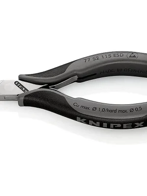 Elektronikseitenschneider L.115mm Form 5 Facette ja.kl.spiegelpol.KNIPEX Knallerangebot