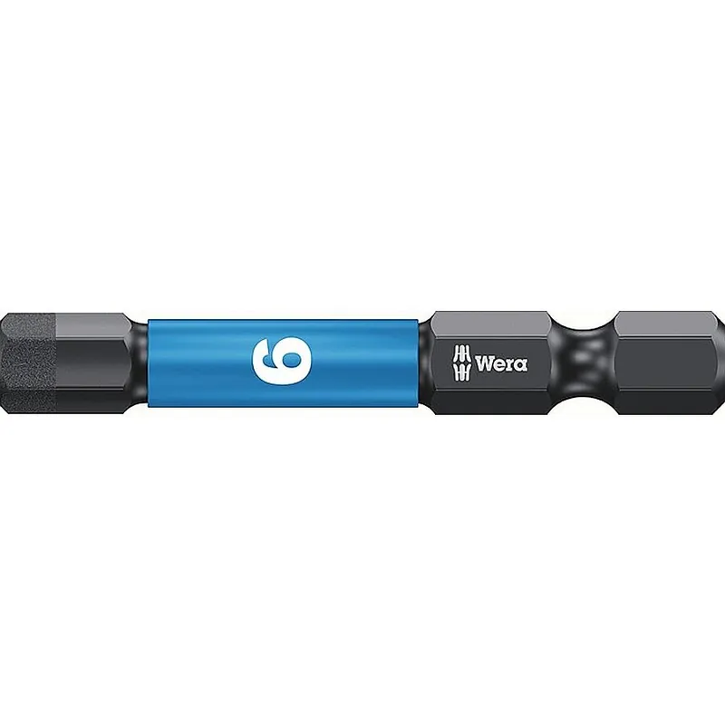 Neue Ware Bit 840/4 IMP DC 6mm L.50mm 1/4 Zoll E6.3 Impaktor.DC Box mit 5 Bits WERA