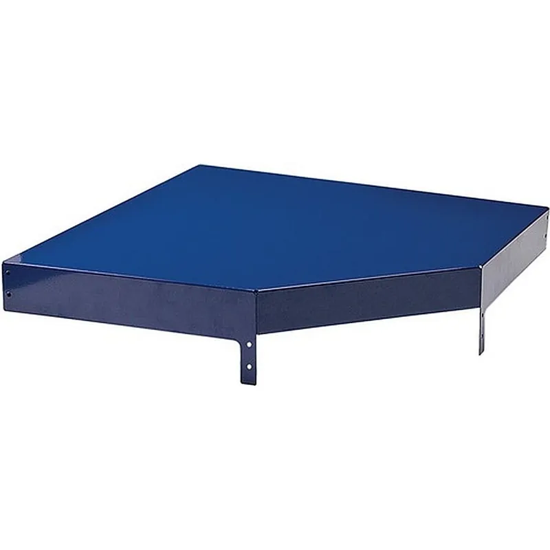 Mega-Angebot Eckdeckelement LOGS 260 H130xB540xT390mm blau RAL 5022 LOGS