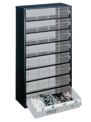 Solange Der Vorrat Reicht raaco Kleinteilemagazin B306xT150xH552mm galvanisiertes Stahlblech 8 Schubl.PP