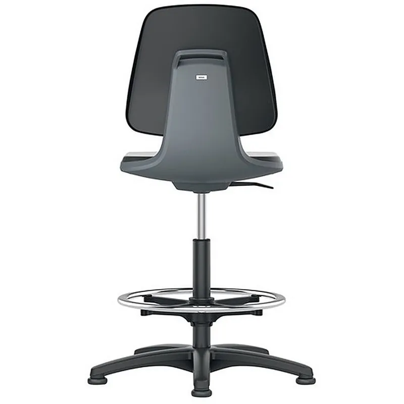 Interstuhl Arbeitsdrehstuhl Labsit Gleiter+Fußring anthr. Integralschaum schwarz 520-770mm Heißes Angebot