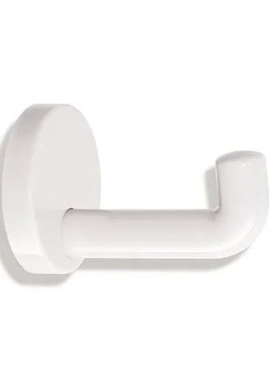 Einzelhaken 477.90B030 einfach A.100mm PA 99 reinweiß ma Ø70mm HEWI Schneller Versand