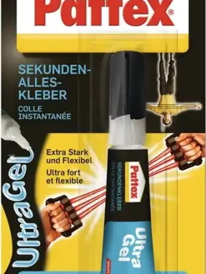 Neu Henkel Sekundenkleber Ultra Gel 10g farblos Tube PATTEX, Menge 12 Stk