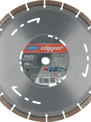 Nur Heute Saint-Gobain Diamanttrennscheibe 4x4 Explorer Ø350mm Bohr.20mm 3.2mm 12mm NORTON CLIPPER