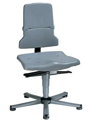 Interstuhl Arbeitsdrehstuhl Sintec B BodengleiterPP grau 430-580mm BIMOS Garantierte Lieferung