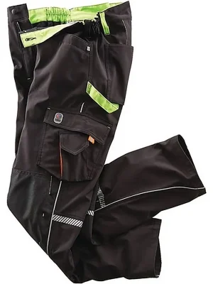 Sonderangebot Softshellhose Terrax Workwear Gr.54 schwarz/limette TERRAX
