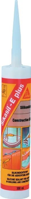 Silicondichtstoff SIKASIL E plus hellgrau 300 ml Kartusche SIKA, Menge 12 Stk Highlight