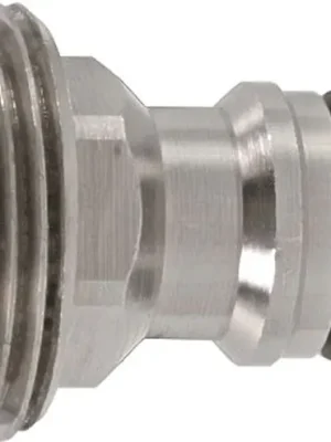 Zertifiziert Gerätestecker GEKA plus-Stecksystem MS vernickelt AG 3/4 Zoll SB KARASTO, Menge 5 Stk