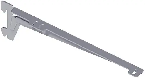 Abverkauf DIY Winkelträger 10300 L.280mm p.Träger 55kg Stahl weißalu., Menge 2 Stk