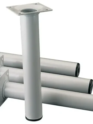 Echt DIY Möbelfuß weiß 30mm H.500mm Platte ELEMENT SYSTEM, Menge 4 Stk