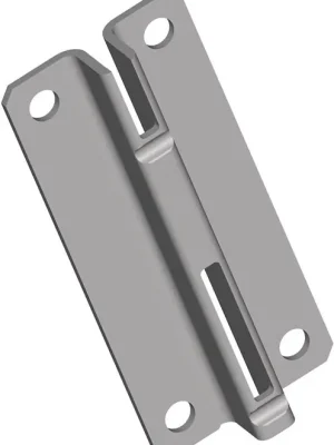 Expressversand DIY Kurzschiene 10005 L.70mm weiß Stahl einreihige Lochung PA ELEMENT SYSTEM, Menge 5 Pk