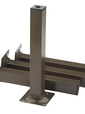 DIY Möbelfuß weiß 25x25mm H.800mm Platte 4 St./Set ELEMENT SYSTEM, Menge 4 Stk Top-Seller