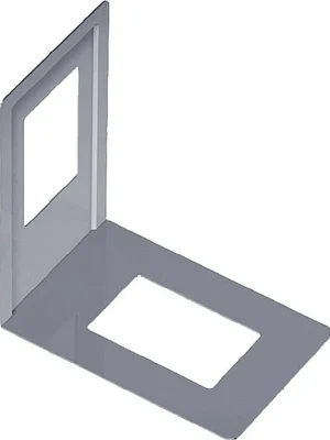 DIY Bücherstütze weiß einteilig L.130mm H.120mm ELEMENT SYSTEM Günstig