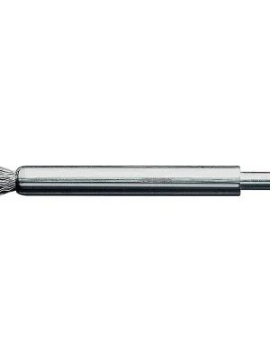 Preis Gesenkt Pinselbürste Ø12mm Schaft 6mm Drahtstärke 0.3mm VA 15000min-¹ LESSMANN