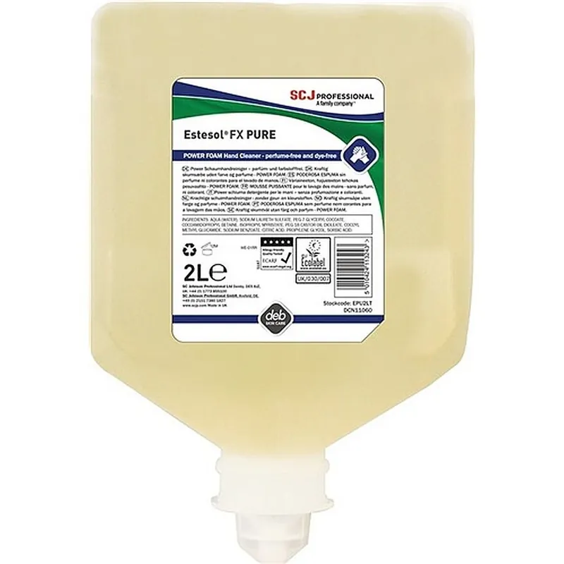 Ausverkauf SC Johnson Power Schaumhandreiniger Estesol FX PURE 2l STOKO