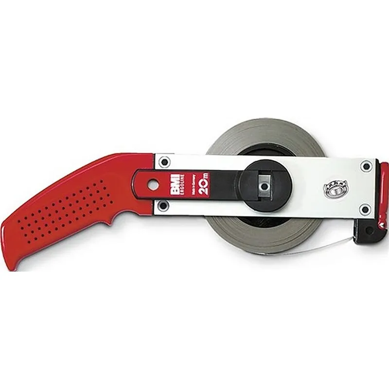 Geprüft Bayerische Maß-Industrie Arno Keller Rahmenbandmaß ERGOLINE L.30m Band-B.13mm A mm/cm EG II Alu.weiß Stahlmaßband BMI