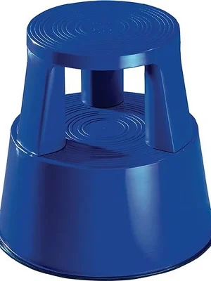 Werner Dorsch Rollhocker Kunststoff blau H.mit/o.Belastung 425/430mm Øoben 290mm Øunten 440mm WEDO Garantierte Lieferung