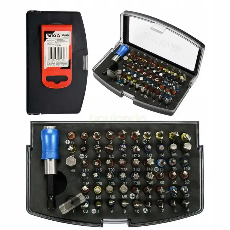 Neue Ware Schraubendreher-Bit-Set 59-teilig, Edelstahl AISI S2