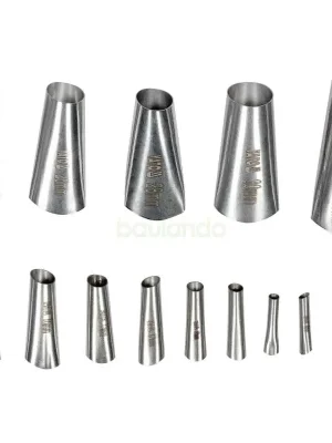 Wochenendangebot Silikondüsen-Set aus Edelstahl, 14-teilig