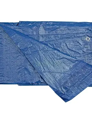 Abdeckplane 6x10 m, 75 g/m², wetterfest, verstärkte Ösen Sichere Zahlung
