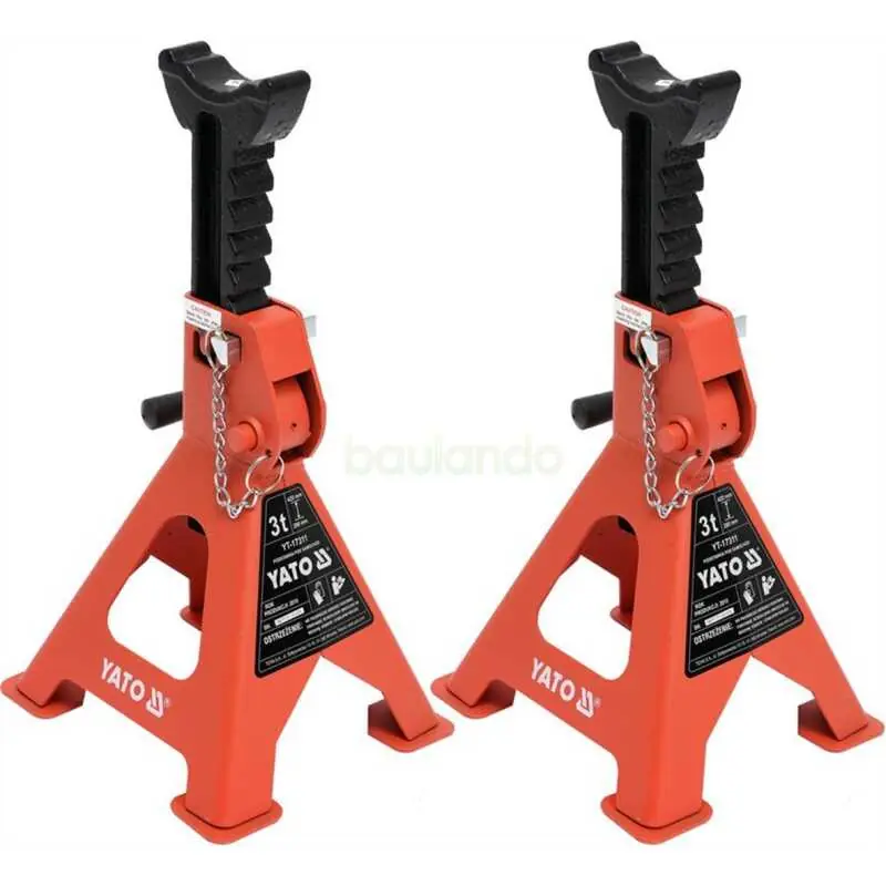 Markenware Unterstellbock, Autostütze verstellbar 3000 kg (Set a 2 Stück) 280 - 420 mm