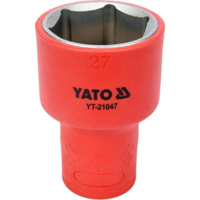 VDE-isolierte Sechskant-Stecknuss 27 mm, 1/2" Preisreduziert