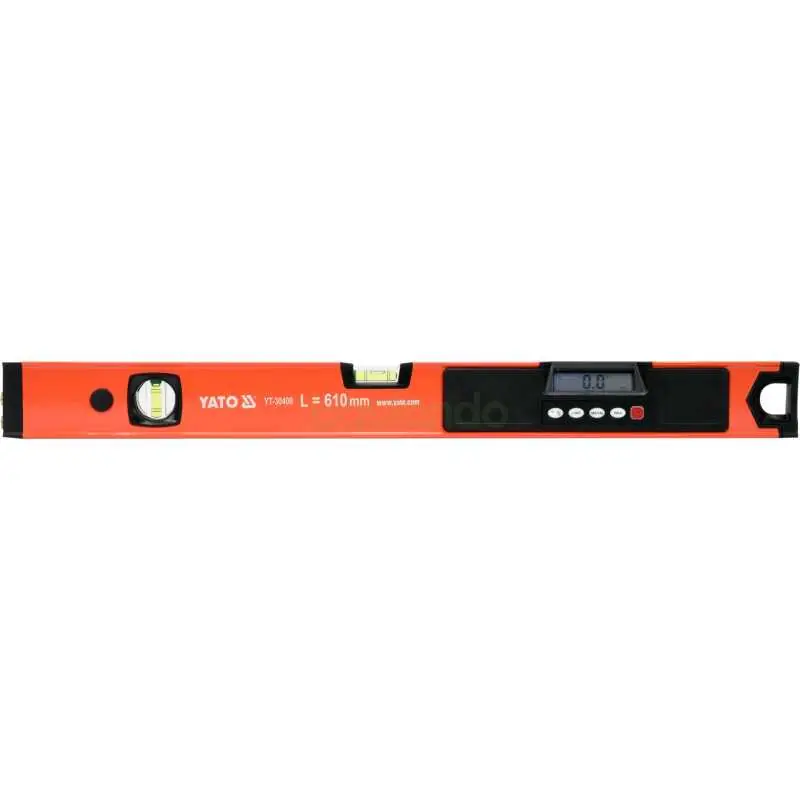 Digitale Wasserwaage 60cm 2 Libellen Winkelmesser mit Linienlaser Nur Heute