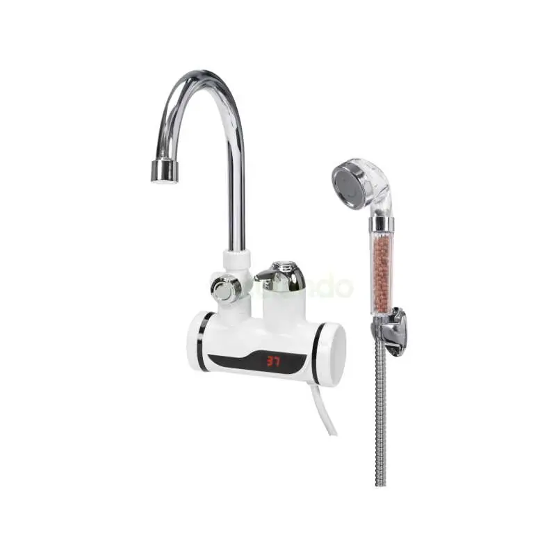 Bestseller Elektrischer Durchlauferhitzer mit Armatur und Duschset 3000W, 230V