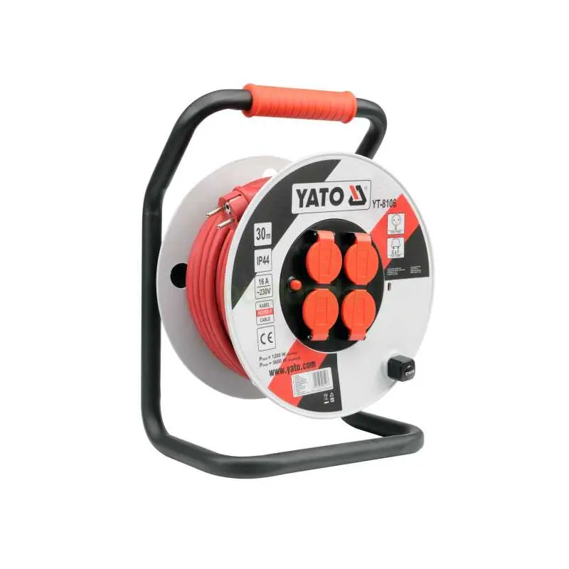 Nur Für Kurze Zeit Blech Kabeltrommel 3x2,5mm IP44 30m