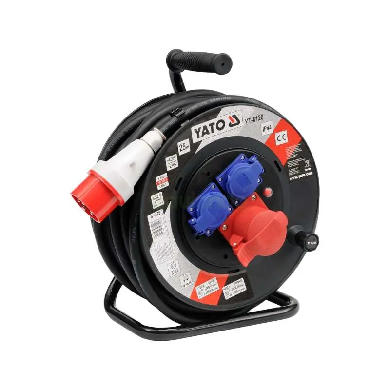 Mega-Angebot Kabeltrommel CEE 5x2,5mm, 16A, 230V / 400V, IP44 25m