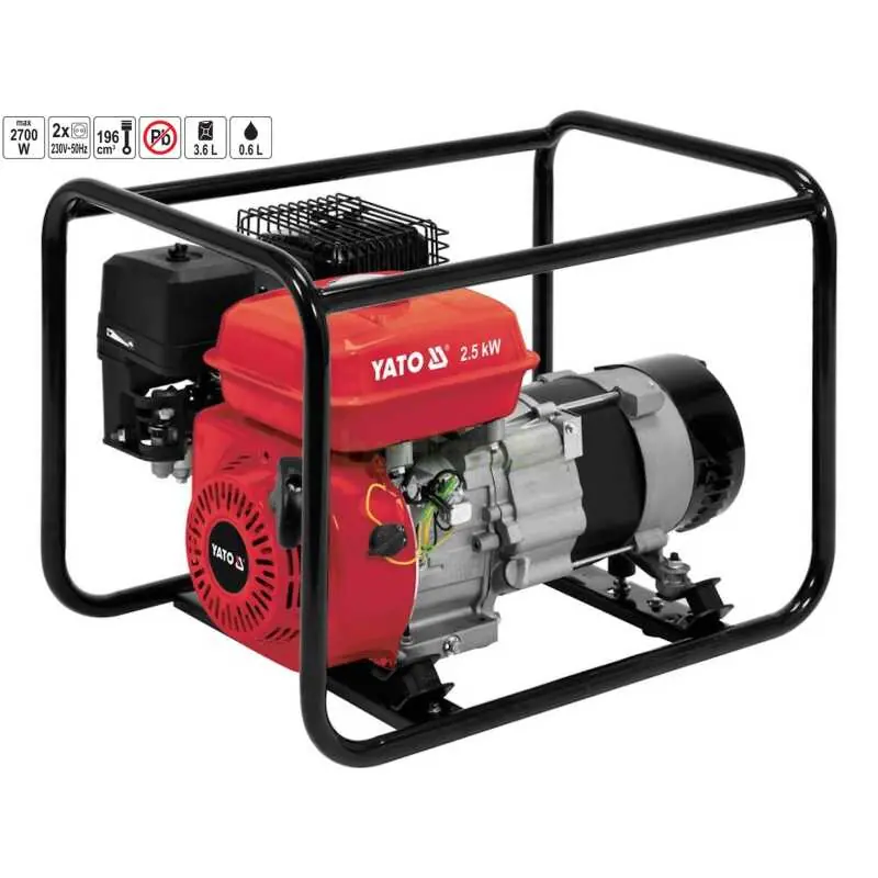 Stromerzueger 2x230V, 2700W, AVR, Notstromaggregat Top-Seller