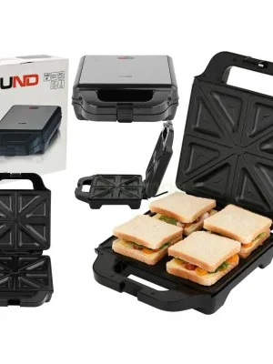 Sandwichmaker für 4 Toasts, 1400W, Edelstahl Beliebt