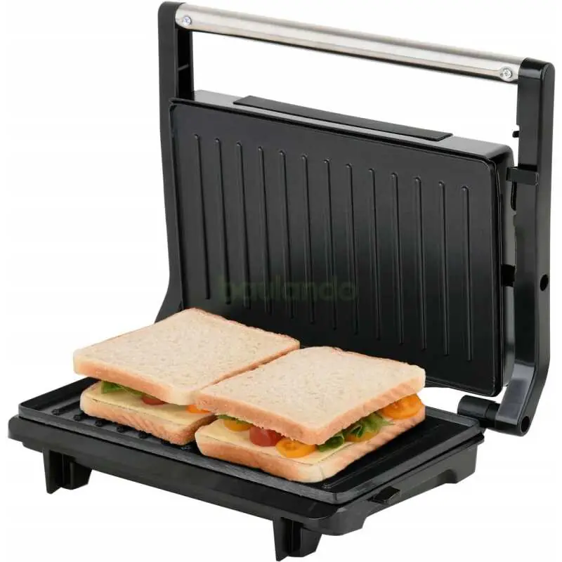 Sandwichmaker mit Grillplatte, 750W, 23 x 14,5 cm Saisonangebot