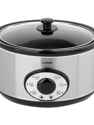 Langsamkocher, Schongarer Slow Cooker 4,5 l mit Timer 280W Preisknaller