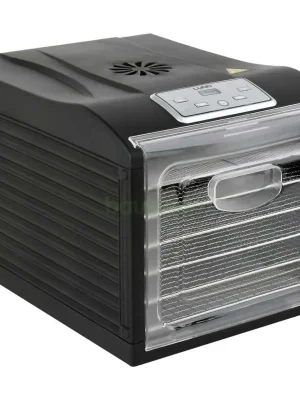 Nur Für Kurze Zeit Lebensmitteltrockner mit 6 Edelstahl-Ebenen, Timer, 420–500 W