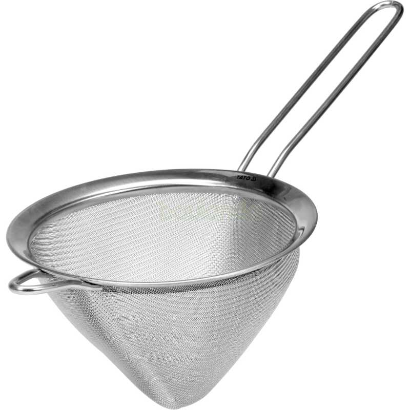 Abseihlöffel, Drahtsieb, feinmaschig 160mm Maschenweite 0,5mm Beliebt