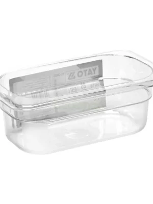 Zertifiziert Gastro Behälter, Gastronomiebehälter Polycarbonat GN 1/9 Tiefe 65mm, 176x108mm