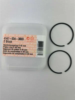 Markenprodukt 2x STIHL original Kolbenringe 41470343003 40mm MS201