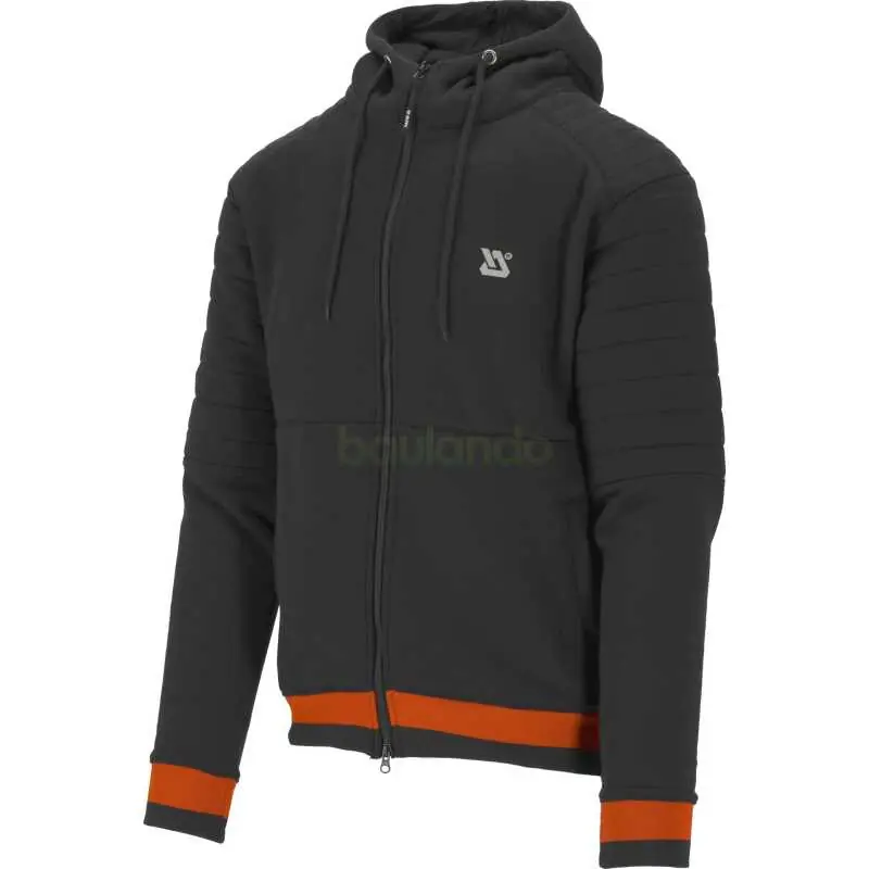 Wochenendangebot Kapuzenpulli, Hoodie mit Reißverschluss ROTTWEILER schwarz/rot Gr. S